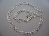 CORRENTE PRATA 3X1 55CM 10MM CB 2072104