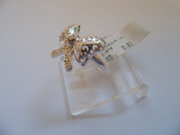 ANEL DE PRATA BRANCA LAÇO P  CB 15512376