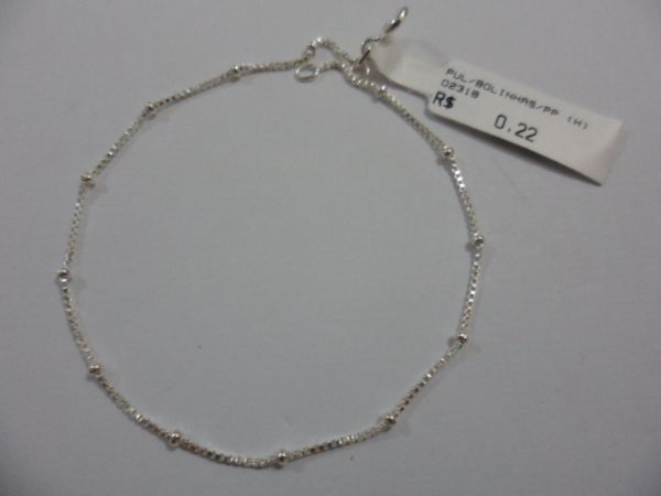 Pulseira de Prata Bolinha PP CB 2087108