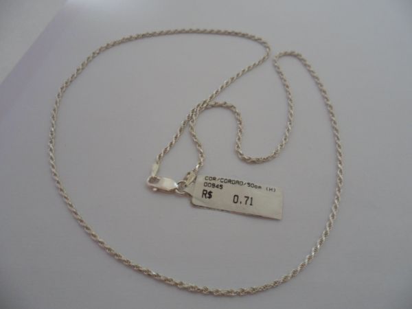CORRENTE DE PRATA CORDAO/50CM  CB 2071923