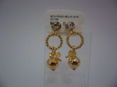 BCO/PENDENTE BOLA/STRASS  CB 23283