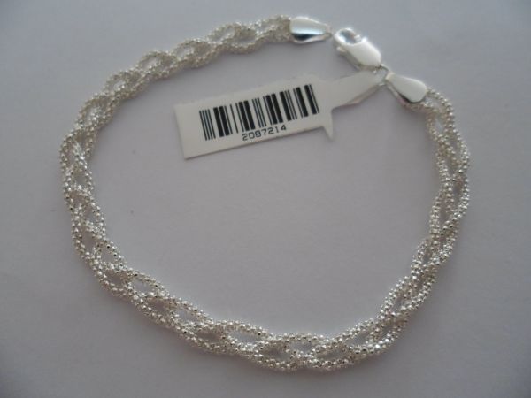 Pulseira Prata Pipoca Trançada 2087214
