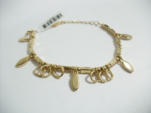 Pulseira Dourada Elos Q cb 2096513