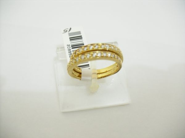 ANEL FOLHADO A OURO APARADOR  CB 2089584