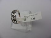 ANEL DE PRATA MARCASSITA VAZADO FLOR  CB 15982285