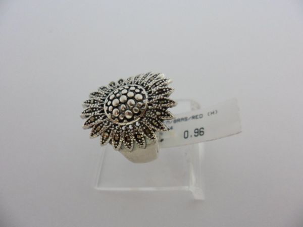 ANEL DE PRATA MARCASSITA GIRASSOL CB 2069999