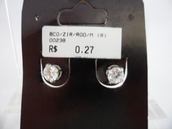 BRINCO DE PRATA ZIRCONIA RODINADO REDONDO CB 3200702 ok