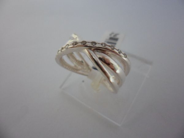 ANEL EM PRATA ZIRCONIA X CB 14395299 ok